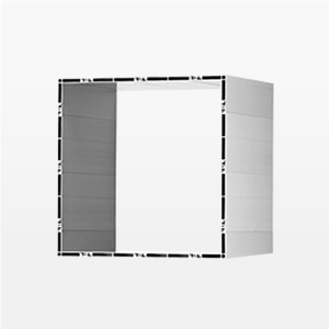 Grid Shelf 　1x1 アルミ家具